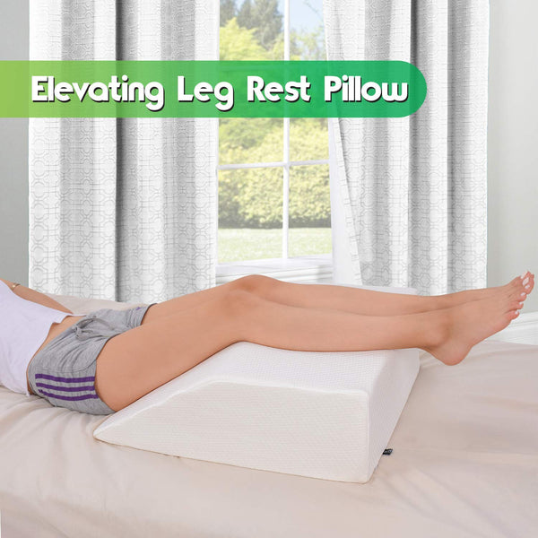 Elevating Leg Rest Pillow, Leg Elevation Pillow, High-Density Leg Wedg –  BABACLICK