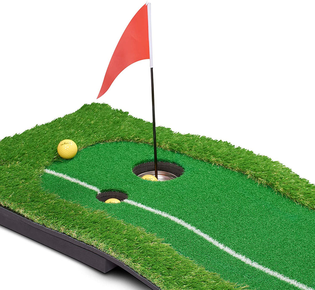 Abco Tech Golf Putting Green Mat Portable Synthetic Turf Mat for Practicing