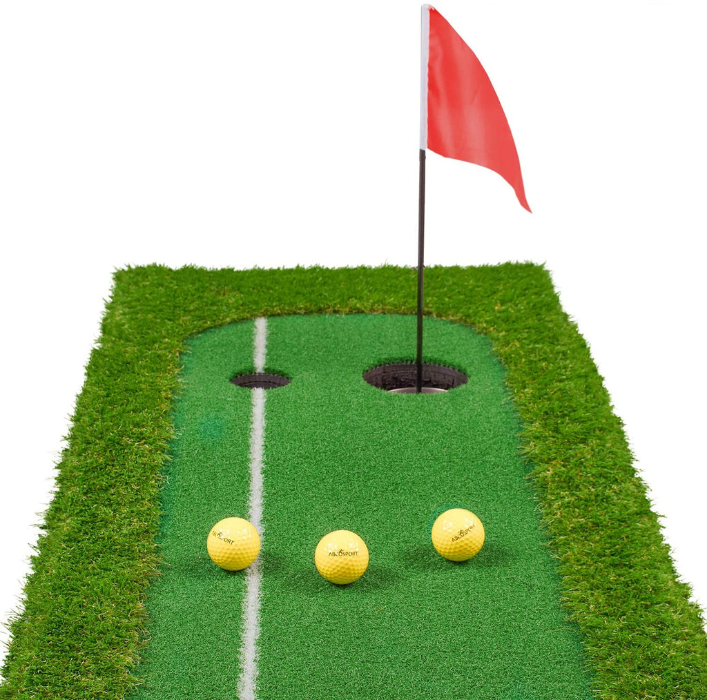Abco Tech Golf Putting Green Mat Portable Synthetic Turf Mat for Practicing