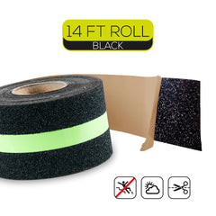 Anti-Slip Grip Tape – Glow-in-Dark for Local Illumination - Improves Grip and Prevents Risk of Slippage on Stairs